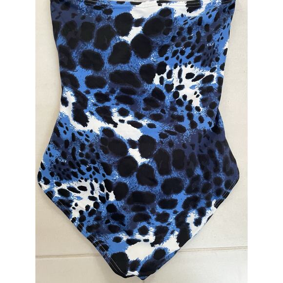 Tommy Bahama Swim One Piece Swimsuit Halter Multicolor Print Swimwear - Picture 7 of 9